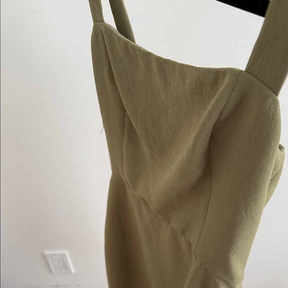 Aritzia Khaki Mini Dress - Picture 4 of 5
